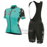 Ale Prr Ventura Ropa Ciclismo Culotte Corto 2017 Mujer Mangas Cortas Azul Claro